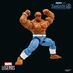 Marvel Legends The Thing figure detailed sculpt captures rugged rock texture and movie deco.