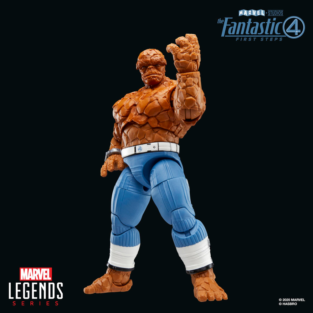 Marvel Legends The Thing figure display-ready design for collector shelves.