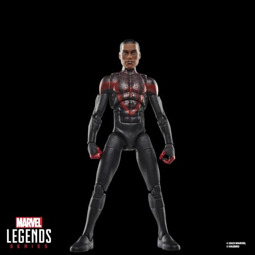 Marvel Legends Ultimate Miles Morales over 20 articulation points enable dynamic action poses.