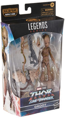 Marvel Groot figure with extendable vine accessory for dynamic poses