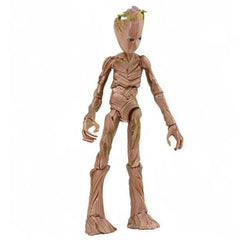 Marvel Groot packaging highlighting premium collectability and accessories