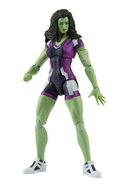 Marvel She-Hulk Disney Plus figure front view shows poseable joints for display