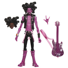 Marvel Spider-Punk figure front view highlighting premium deco