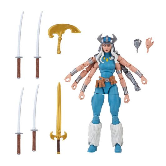 Marvel's Spiral six-inch action figure pose for display and posing