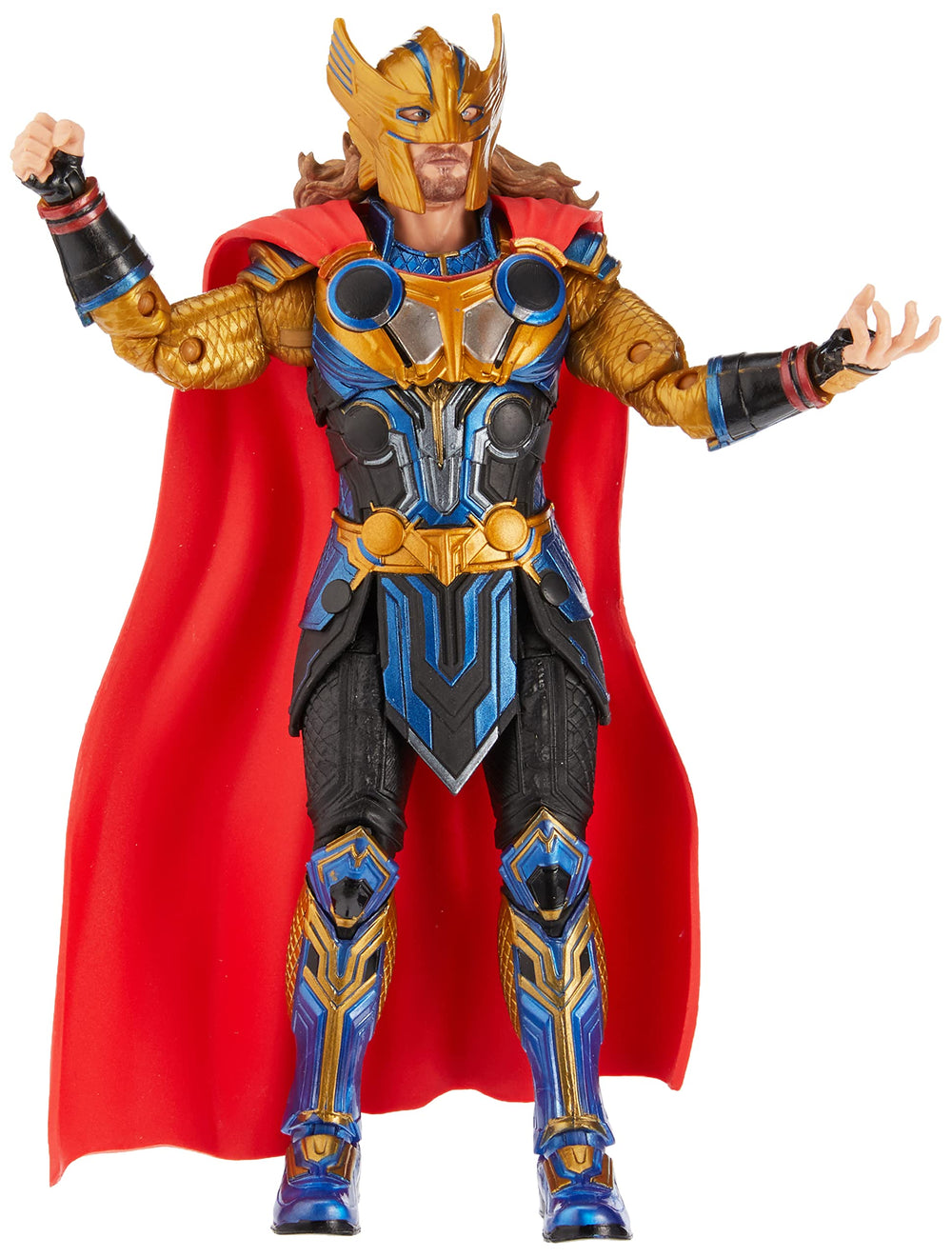 Marvel Legends Thor figure highlighting premium articulation for flexible poses.