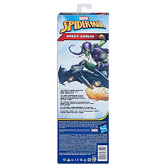 Marvel Titan Hero Green Goblin 12inch-scale figure enables dynamic web-slinging poses.