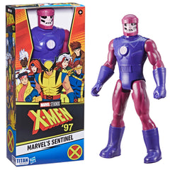 Marvel Titan Hero Sentinel figure, side view, 5-point articulation for dynamic poses