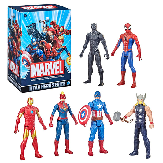 Marvel Titan Hero Series Spider-Man figure front view for imaginative battles.