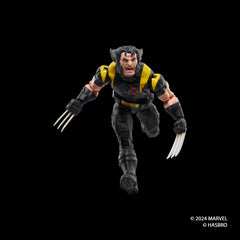Marvel Wolverine figure, comes with four accessories for versatile display.