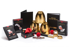 Marvin’s Magic double-layer black-and-gold box with red interior for luxury storage