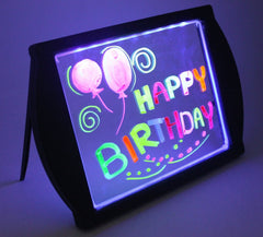 Marvin's Glow Art travel-friendly size fits into a backpack.