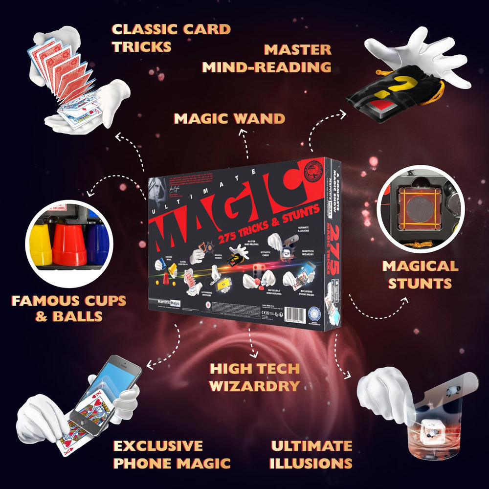 Marvin's Magic kid magic kit setup inspiring hands-on learning and stage-ready confidence.