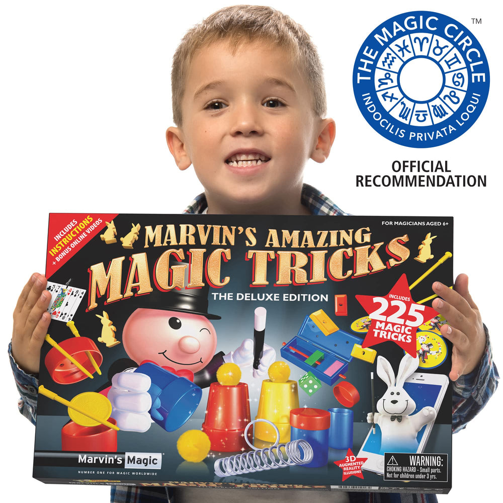 Marvin's Tricks box content showcasing 225 ideas for practice