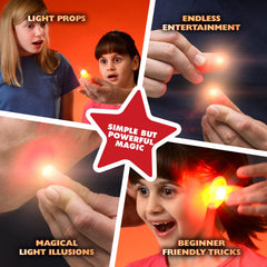 Marvin's Magic Lights From Anywhere JR light shines from behind the ear