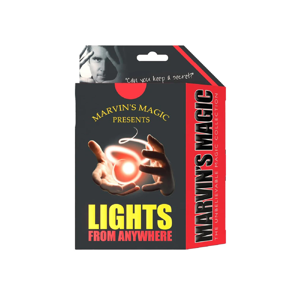 Marvin's Magic Lights From Anywhere red light appearance for captivating performances
