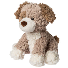 Mary Meyer Frisky Putty Puppy with soft fabric for cozy cuddles.