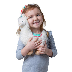 Mary Meyer Lily Llama full plush 10-inch toy offers cuddly comfort for playtime