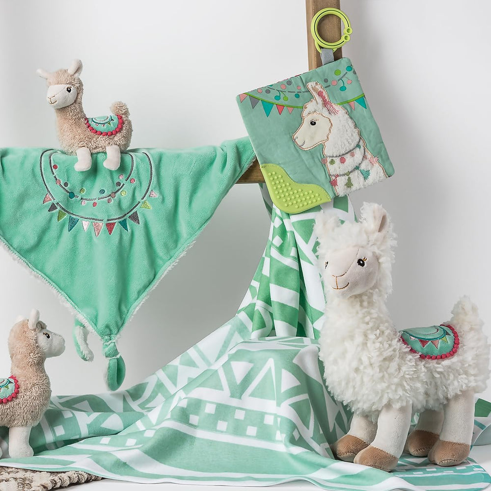 Mary Meyer Lily Llama fluffy Sherpa-like texture invites cozy hugs and exploration