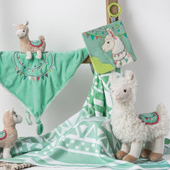 Mary Meyer Lily Llama fluffy Sherpa-like texture invites cozy hugs and exploration