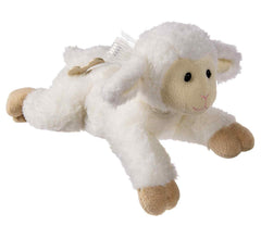 Mary Meyer Melody Wind Up Lamb wind-up close-up shows ultra-soft fabric for gentle cuddling.