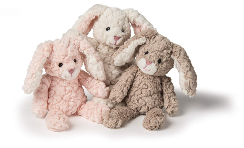 Mary Meyer pink putty bunny 11-inch friend adds color to nursery décor