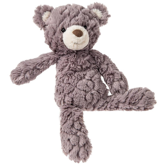 Mary Meyer Putty Bear small grey teddy toy with ultra-soft fabric for cozy hugs