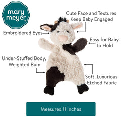Mary Meyer Putty Cow fabric texture detail for soothing tactile play