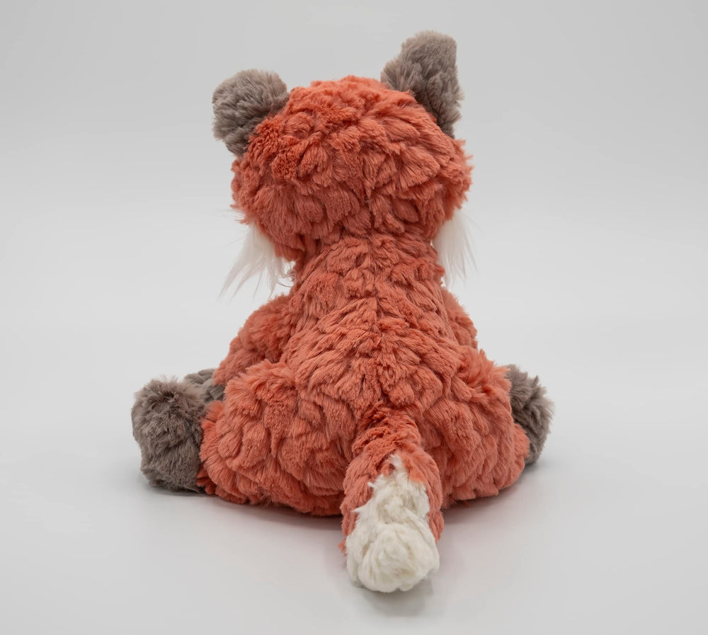 Mary Meyer Putty Fox weighted bum supports realistic hugging weight.