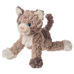Mary Meyer Putty Kaylee Kitten front view, ultra-soft fabric for cuddling and comfort
