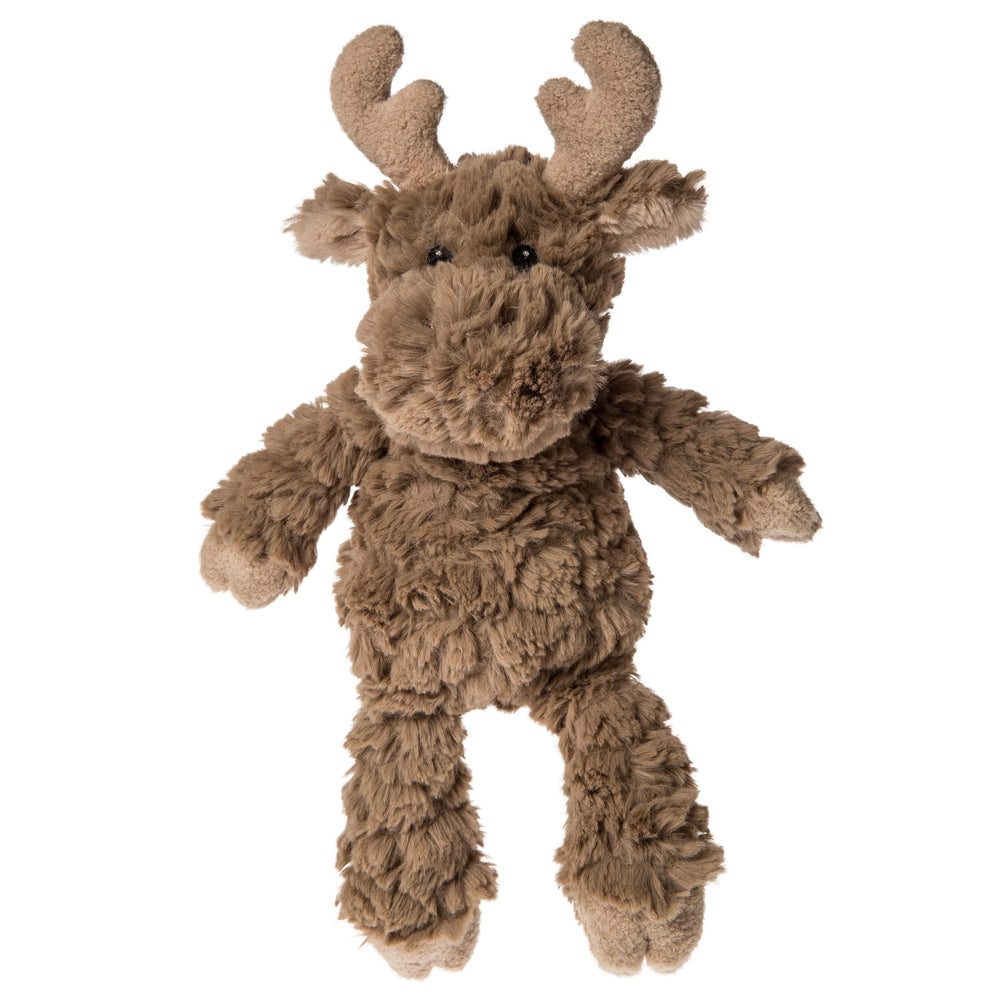 Mary Meyer Putty Moose plush with textured fabric for tactile play