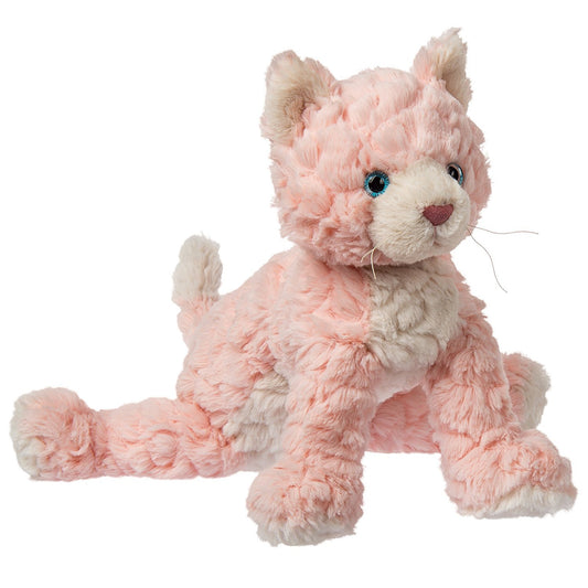Mary Meyer Putty Pink Kitty soft toy with plush textured fabric for gentle cuddles