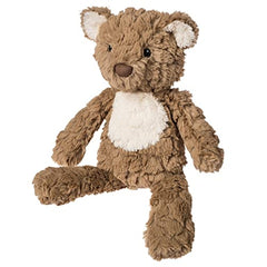 Mary Meyer Putty Teddy Bear side angle, durable daily play