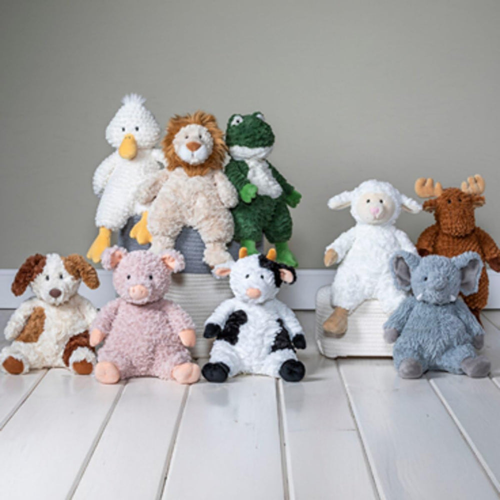 Mary Meyer Snuggables soft ears and footpads invite gentle handling.