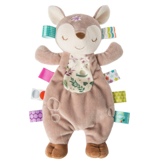 Mary Meyer Taggies Flora Fawn Lovey soft toy 11-inch for cozy snuggles.