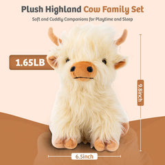 Marysun Highland Cow plush warming heat for cozy moments.