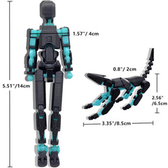 masijssa T13 figure side view showing intricate detailing and poseability for dynamic display