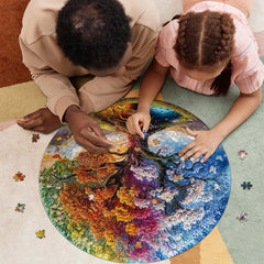 Massersuon round jigsaw interlocks with thicker knobs for clean assembly.