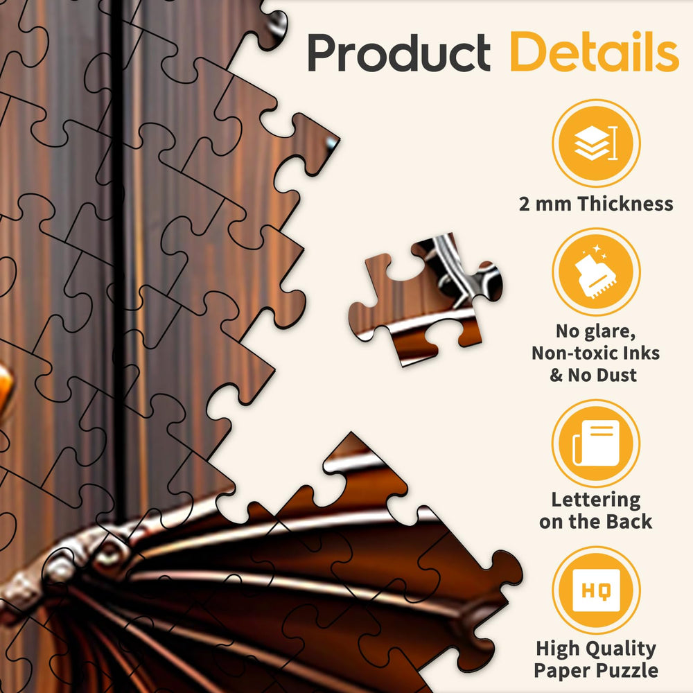 Masseruon poster included helps guide assembly and display.