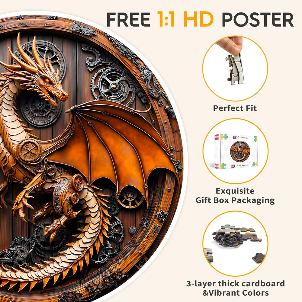 Masseruon puzzle gift box packaging ideal for birthdays and holidays.
