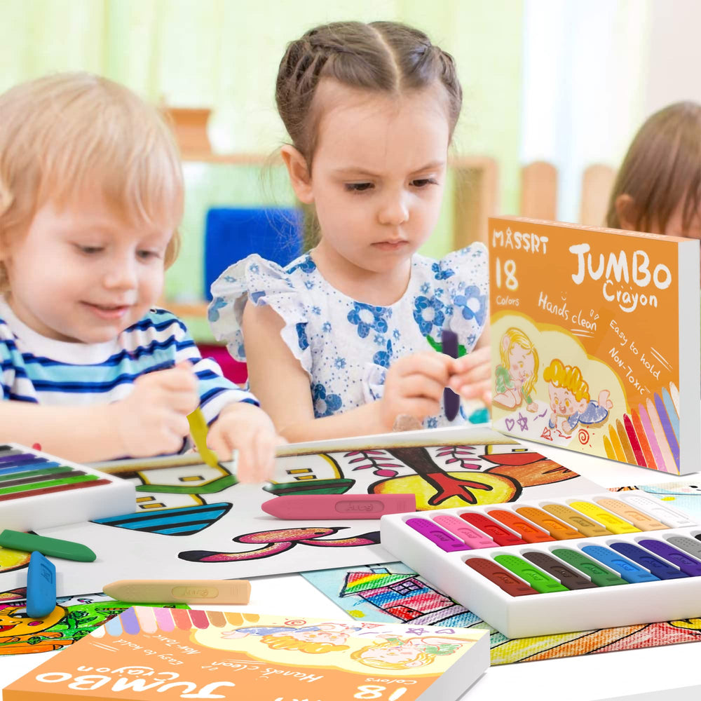 MASSRT Gift-ready packaging makes a thoughtful toddler art present.