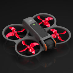 Master Airscrew stealth propellers red DJI Avata 2 angled shot higher visibility for pilots
