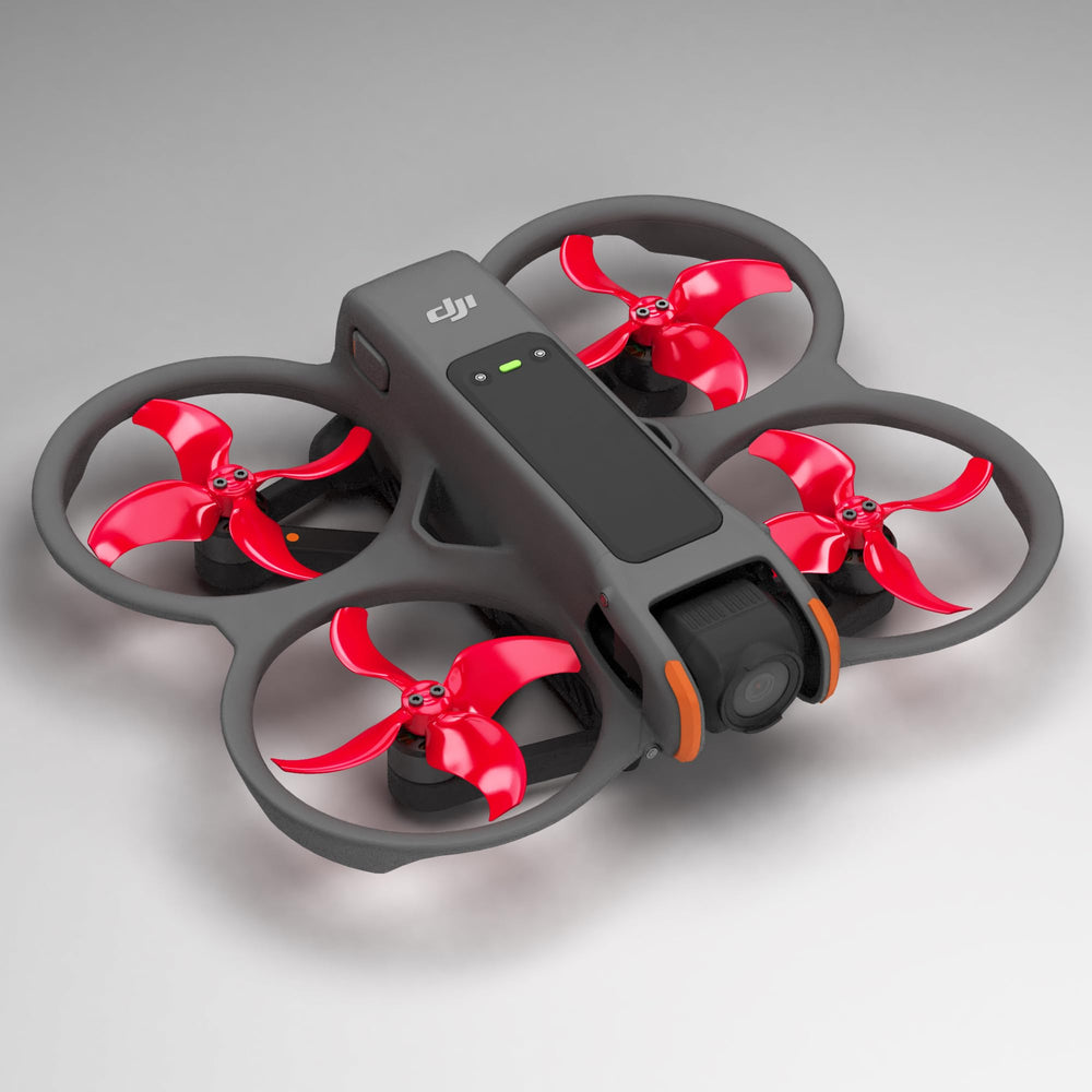 Master Airscrew stealth propellers red during landing enhanced safety through visibility