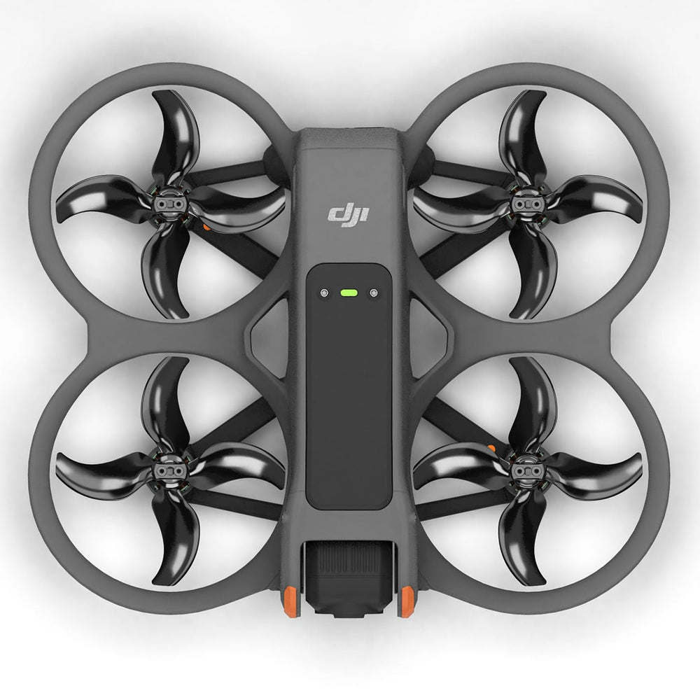 Master Airscrew Stealth propellers for DJI Avata 2, close-up blades, optimized efficiency and stability.