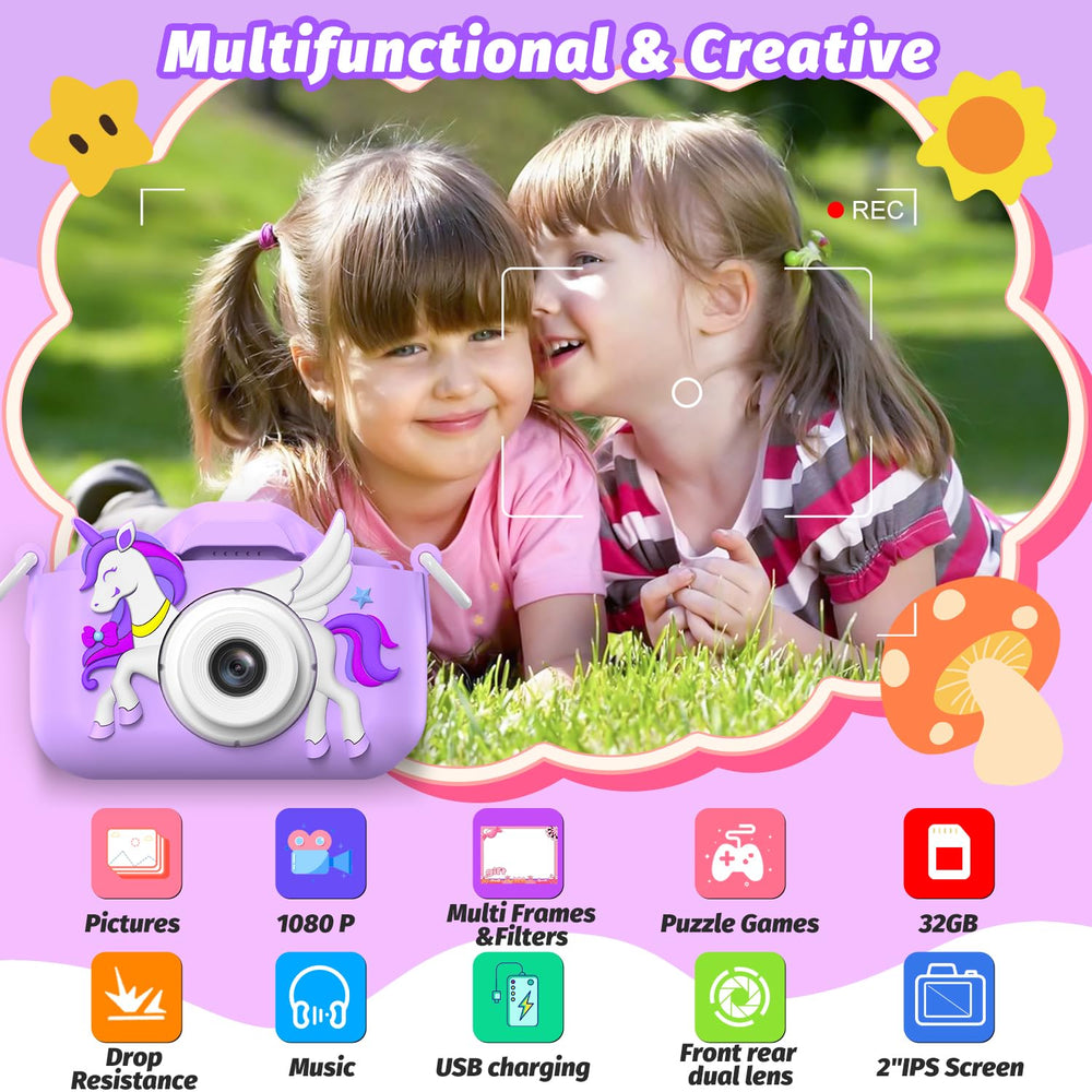 Masterbee Kids Camera back screen for easy viewing and sharing