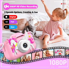 Masterbee kids camera toy 2 inch IPS screen enables clear viewing.