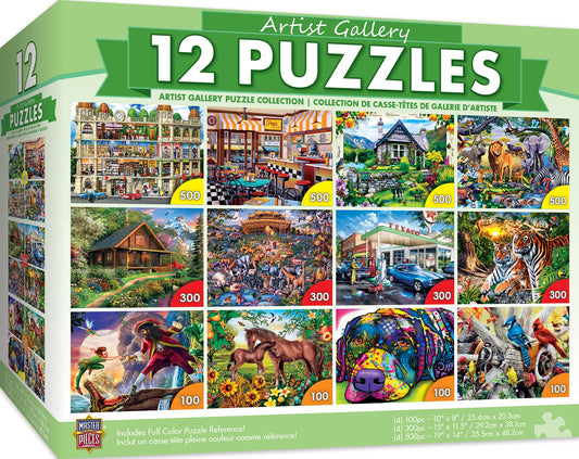 MasterPieces 500-piece puzzle for family nights with varied challenges