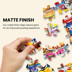 MasterPieces anti-glare matte finish reduces eye strain during long solving sessions