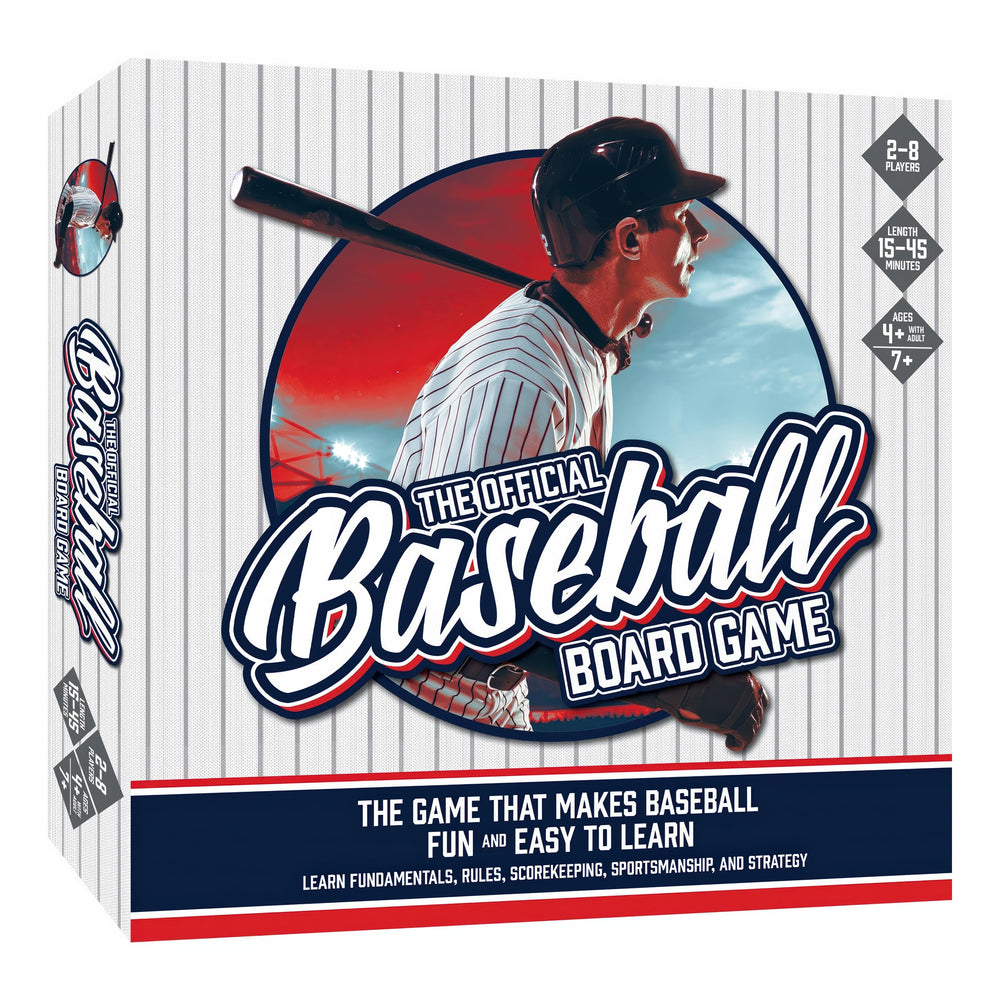 MasterPieces Baseball Dice Board Game on stadium board for family fun