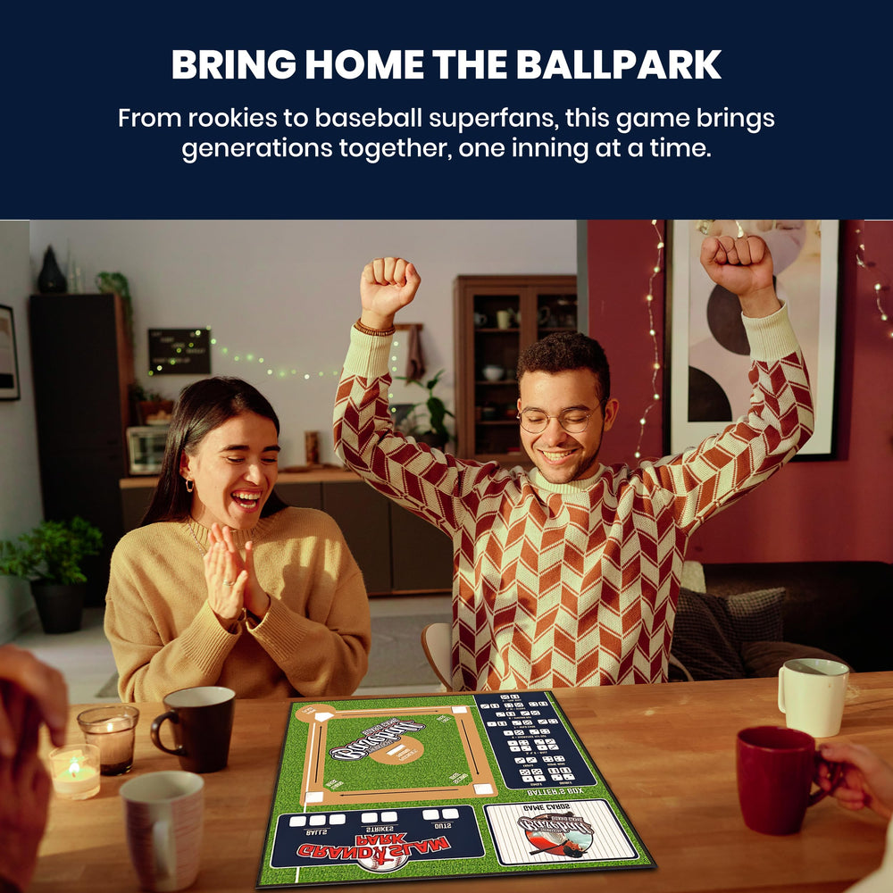 Stolen base card in MasterPieces baseball dice board game boosts excitement