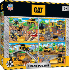 MasterPieces Caterpillar Collection 100-piece puzzles spark focus for kids 6+.
